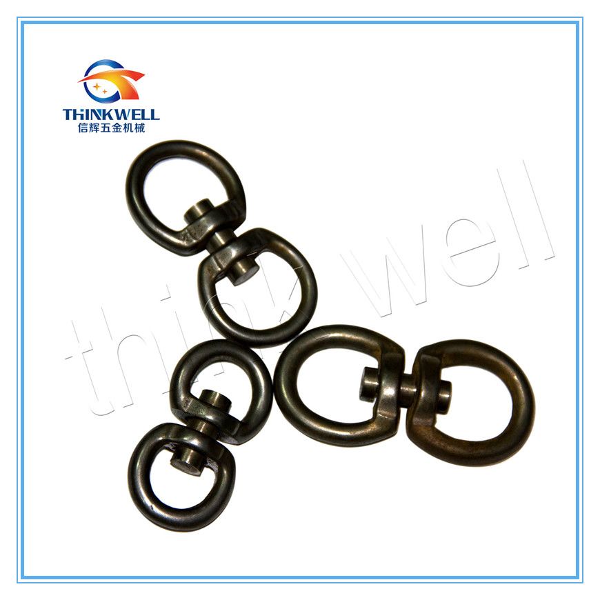 Forged Steel Double Eye Swivel / Round Eye Swivel Rings