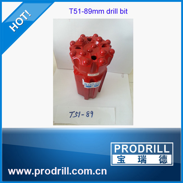 T51 89mm Thread Button Drill Bits