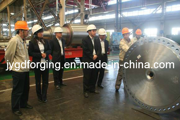 SAE1045 Forged Forging Steel Turbine Shaft