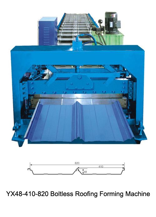 Ridge Cap Roll Forming Machine (48-410-820)