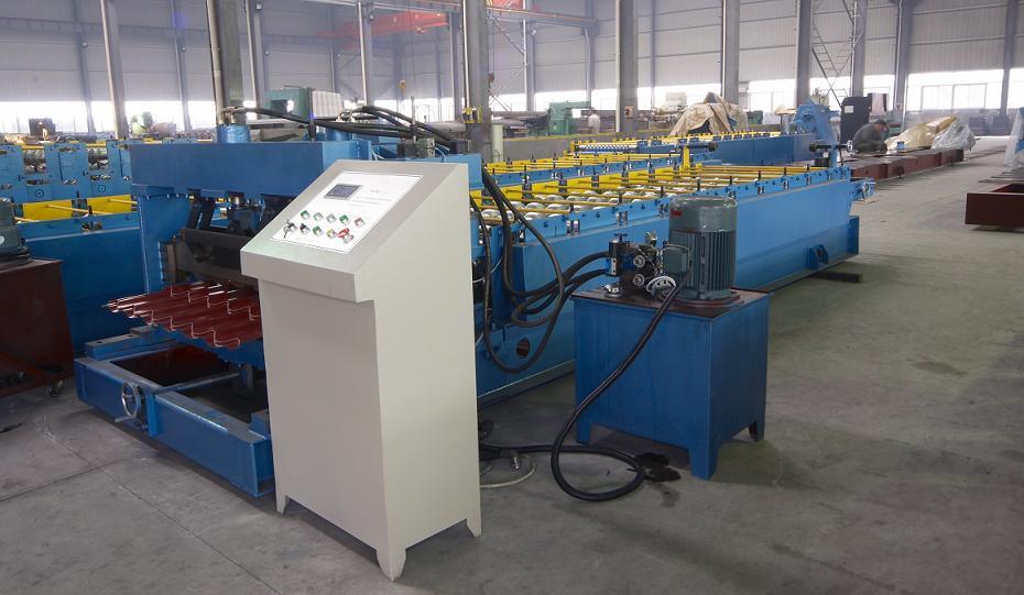 Steel Tile Roll Forming Machine (Kingbo-7)