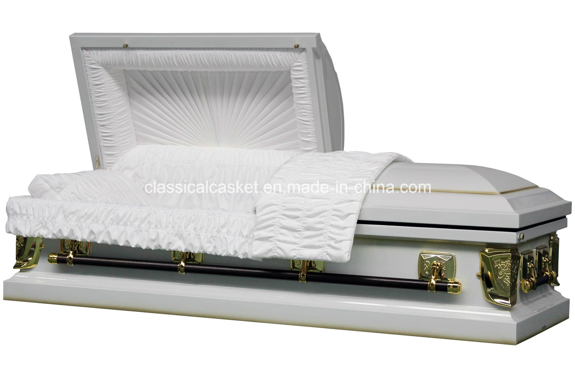 Regal White Purity 20ga Steel Casket