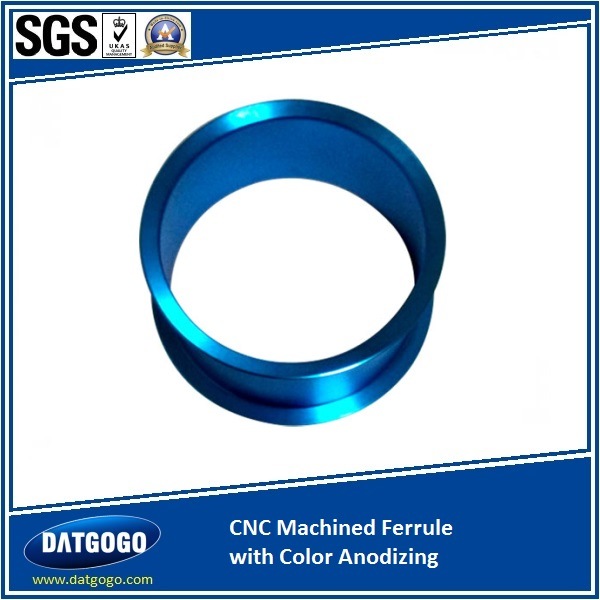 CNC Machined Ferrule with Color Anodizing