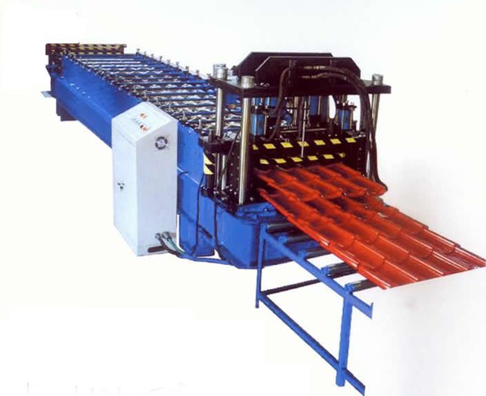 Metal Tile Roofing Roll Forming Machine (Double Level)