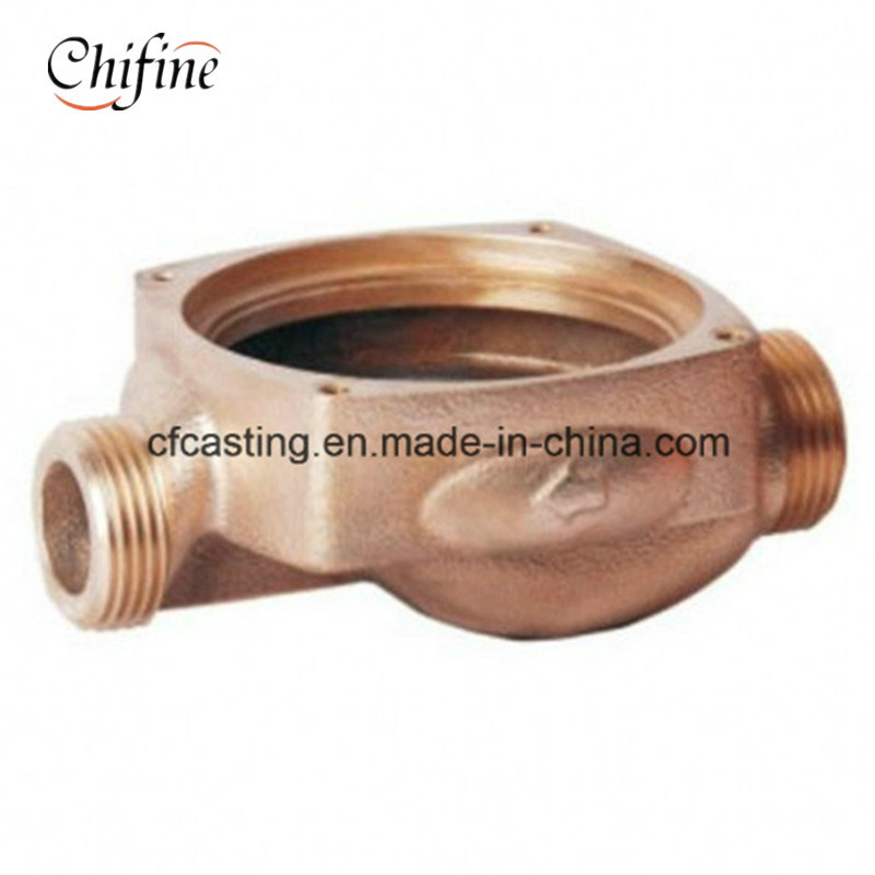 Casting Brass Water Meter Housing by Sand Casting