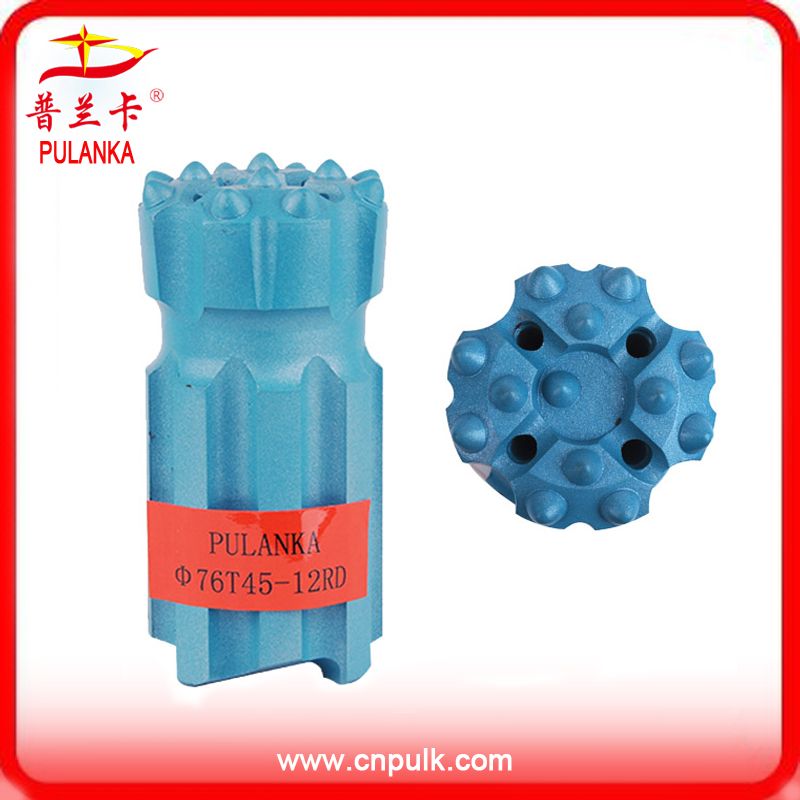 T45 Drop Center Thread Button Drill Bit