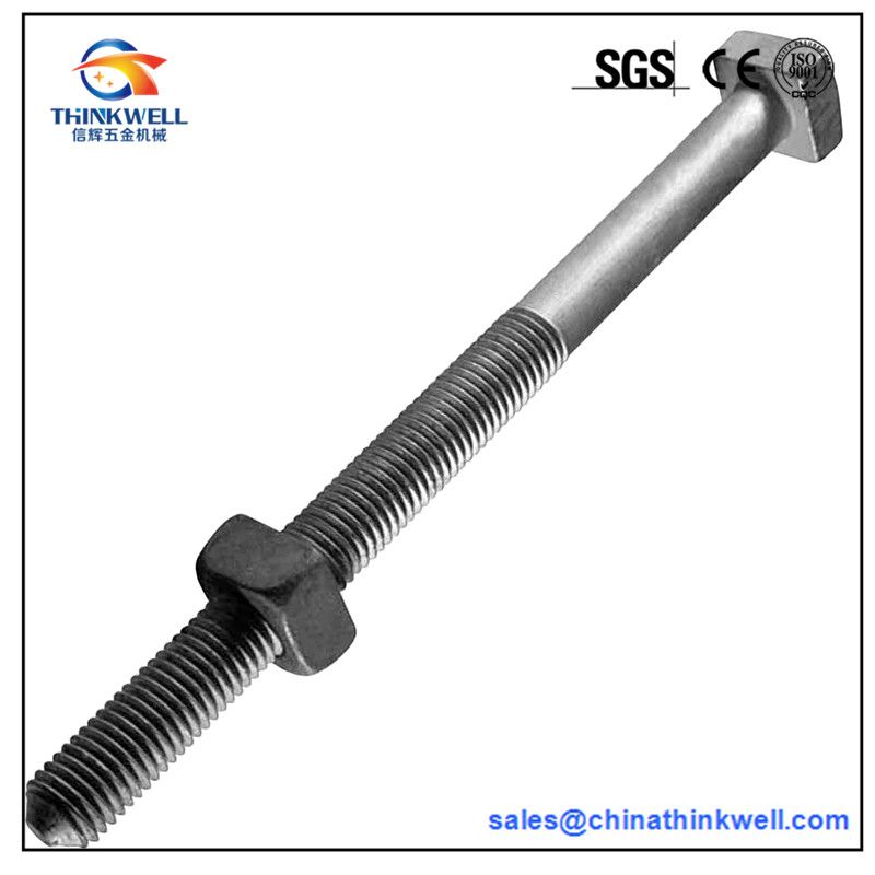 Square Head Hot DIP Galvanzied Machine Bolt with Nut