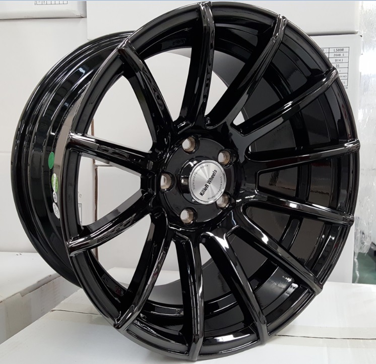 A356 Aluminum New Design Hyper Black Car Alloy Wheels