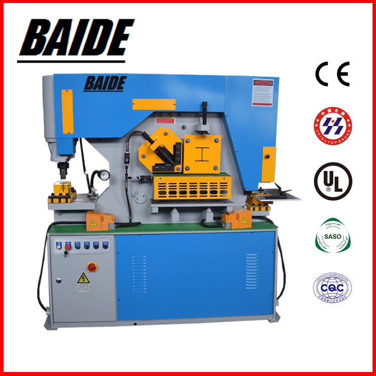 Q35y Universal Hydraulic Iron Worker with Multifunction: Punching, Bending, Cutting, Shearing