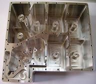 Aluminium Filter Cavity (CNC Milled Parts) (24541)