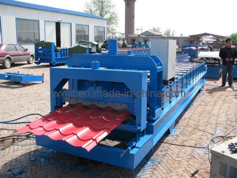 1100 Acr Bias Glazed Tile Roll Forming Machine (JJM-R)