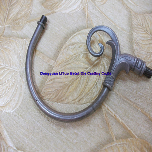 Zinc Bend Pipe/Furniture Part/Furniture Decoration/Zinc Part/Zinc Casting/Furniture Metal/