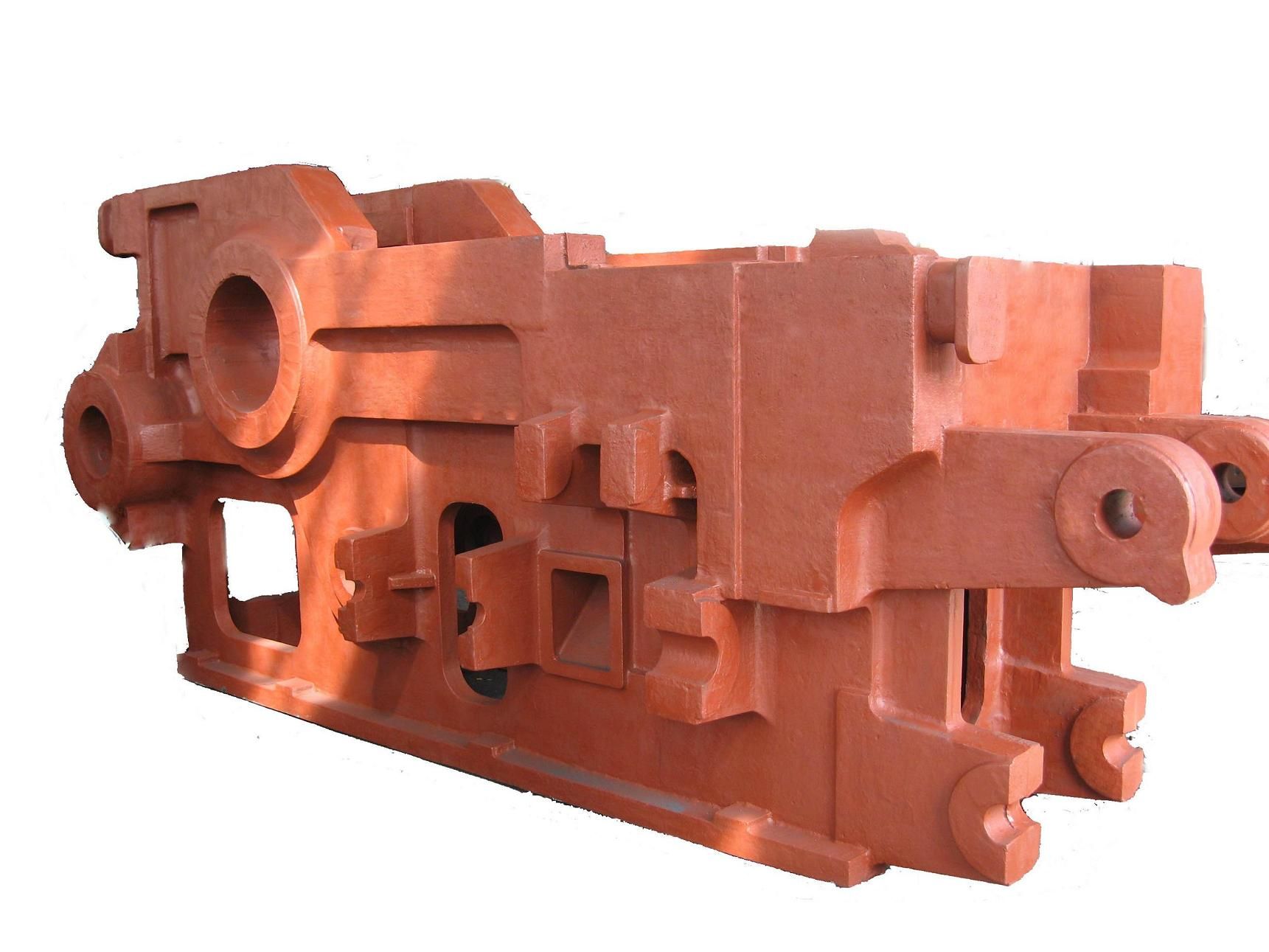 OEM Machine Body Casting, Resin Sand Iron Casting Foundry