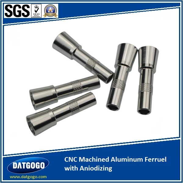 CNC Machined Aluminum Ferrule with Aniodizing