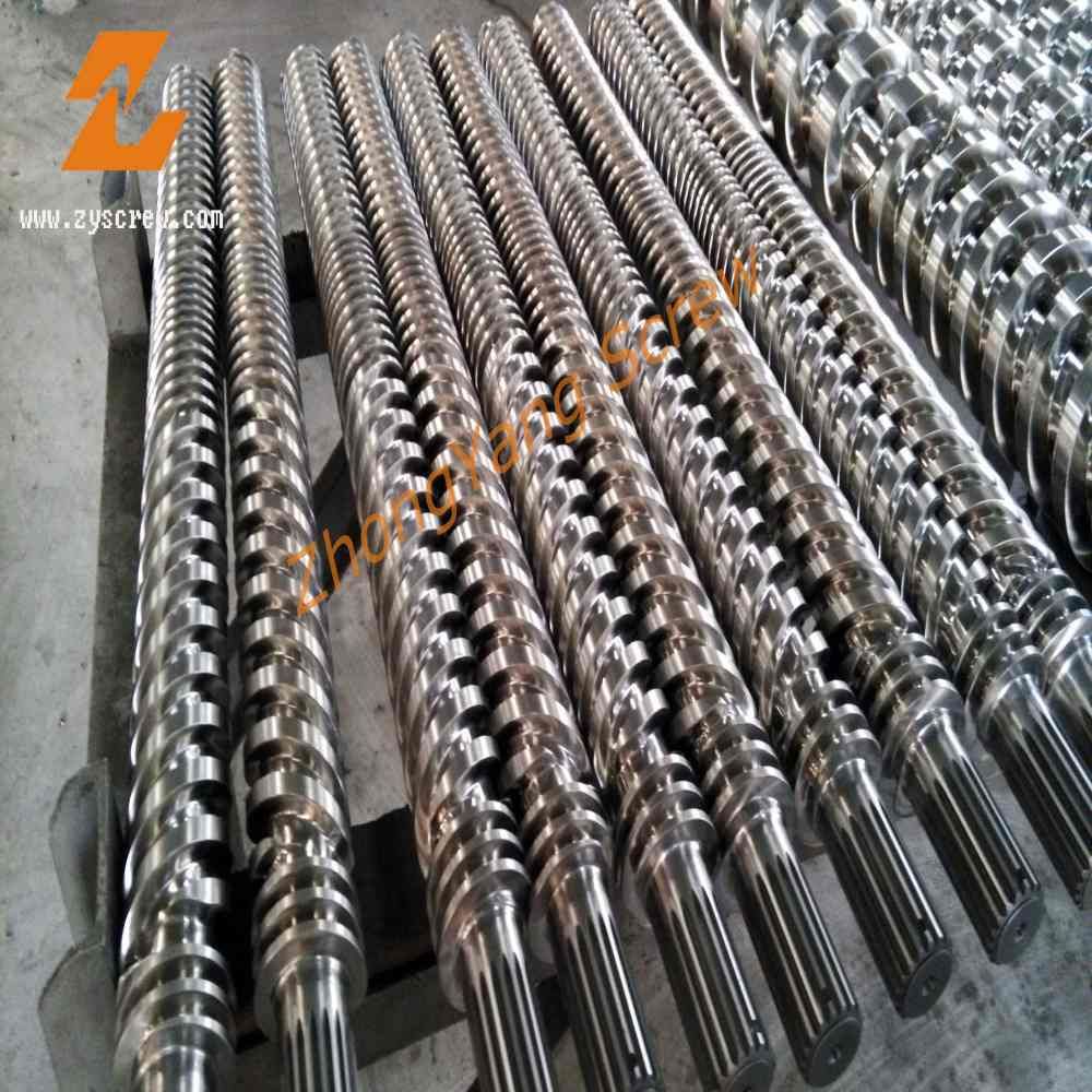 Plastic Machinery Bimetallic Conical Twin Screw and Barrel