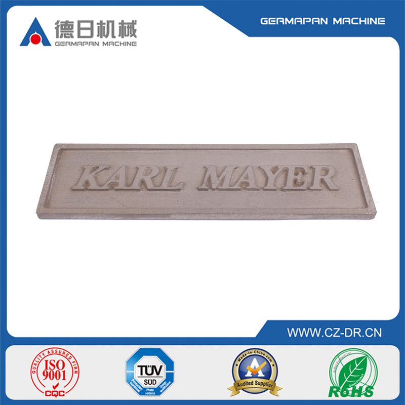 Customized Precision Aluminum Casting with Name Logo