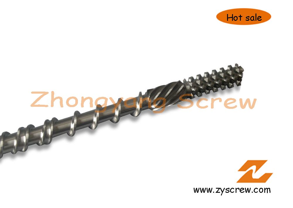 Mixing Type Screw Extruder Screw and Barrel for PE PP