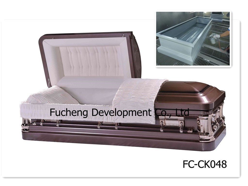 High Quality Competitive Price Poplar Casket (FC-CK048)